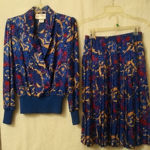 Castleberry Knits Vintage Women's Two-Piece Set